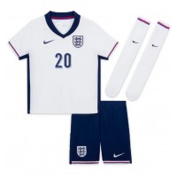 Camisa de time de futebol Inglaterra Jarrod Bowen #20 Replicas 1º Equipamento Infantil Europeu 2024 Manga Curta (+ Calças curtas)
